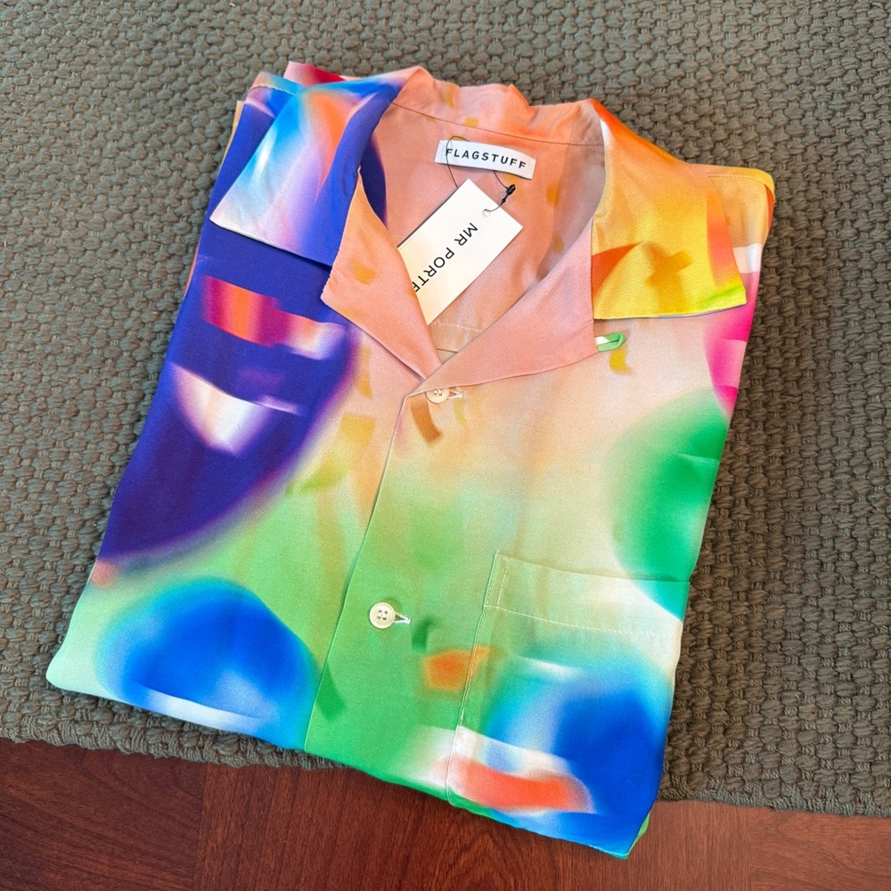 Flagstuff Men's Camp Collar Shirt